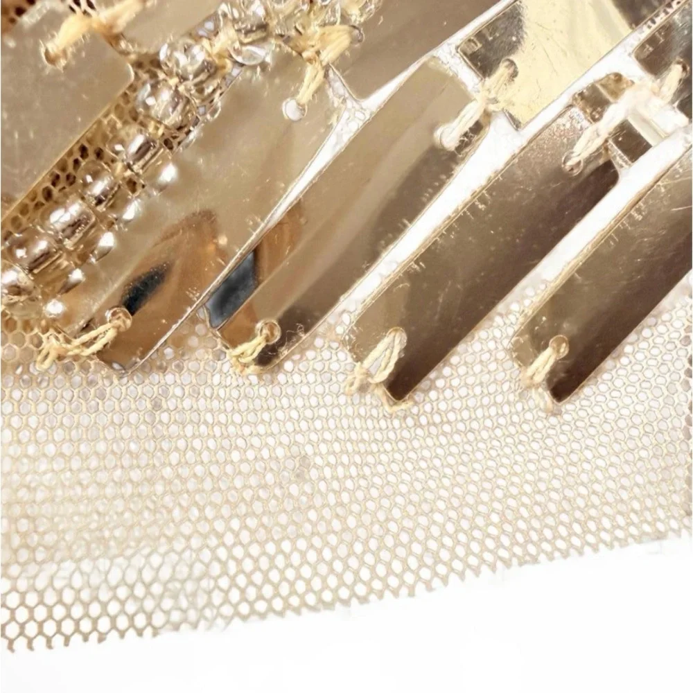 Adrianna Papell Gold Sequin Strapless Mini Dress NWOT, Straps Included - Picture 4 of 8